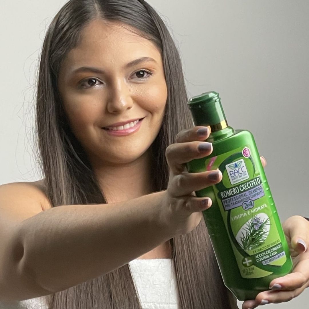 Shampoo Crece Cabello de Romero sin Sal