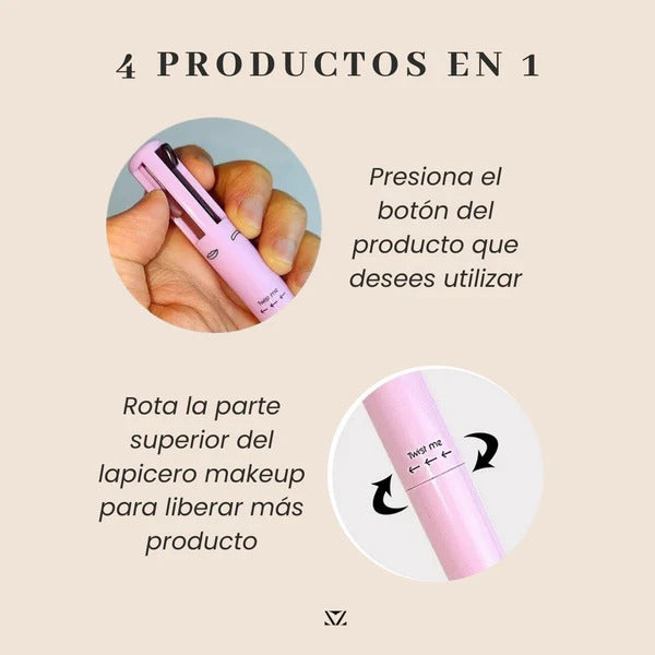 Lapicero Makeup 4 en 1